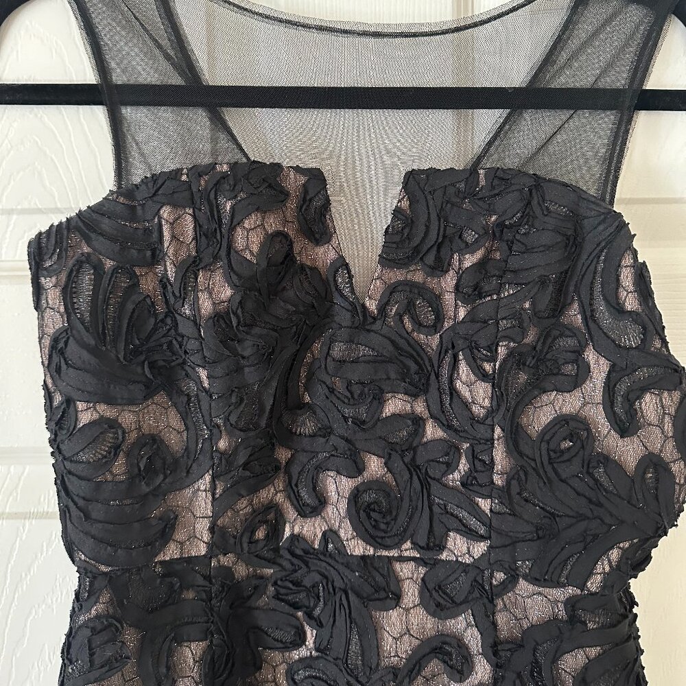 BCBG MAXAZRIA.- Black mini dress - Size 6